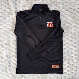 Cincinnati Bengals Victory Quarter-Zip Pullover Top